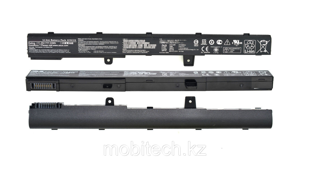 Аккумуляторы Asus A31N1319 11.25V 33Wh 2850mAh, Asus X451, Asus X551 Asus F551, батарея, аккумулятор, ORIGINAL