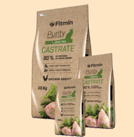 Fitmin Purity CASTRATE для стерилизованных кошек и котов, 10кг
