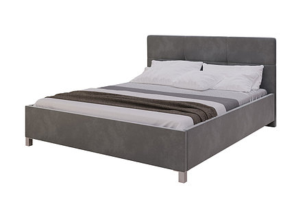 Кровать с подъёмным механизмом Агата тёмно-серый 140х200 см, фото 2
