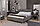 Кровать с подъёмным механизмом Агата тёмно-серый 140х200 см, фото 2