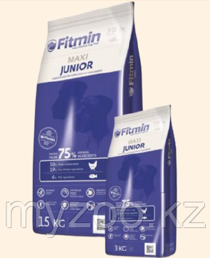 Корм Fitmin dog maxi junior для щeнкoв крупных пород 15кг