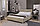 Кровать с подъёмным механизмом Агата Кофейный 140х200 см, фото 2