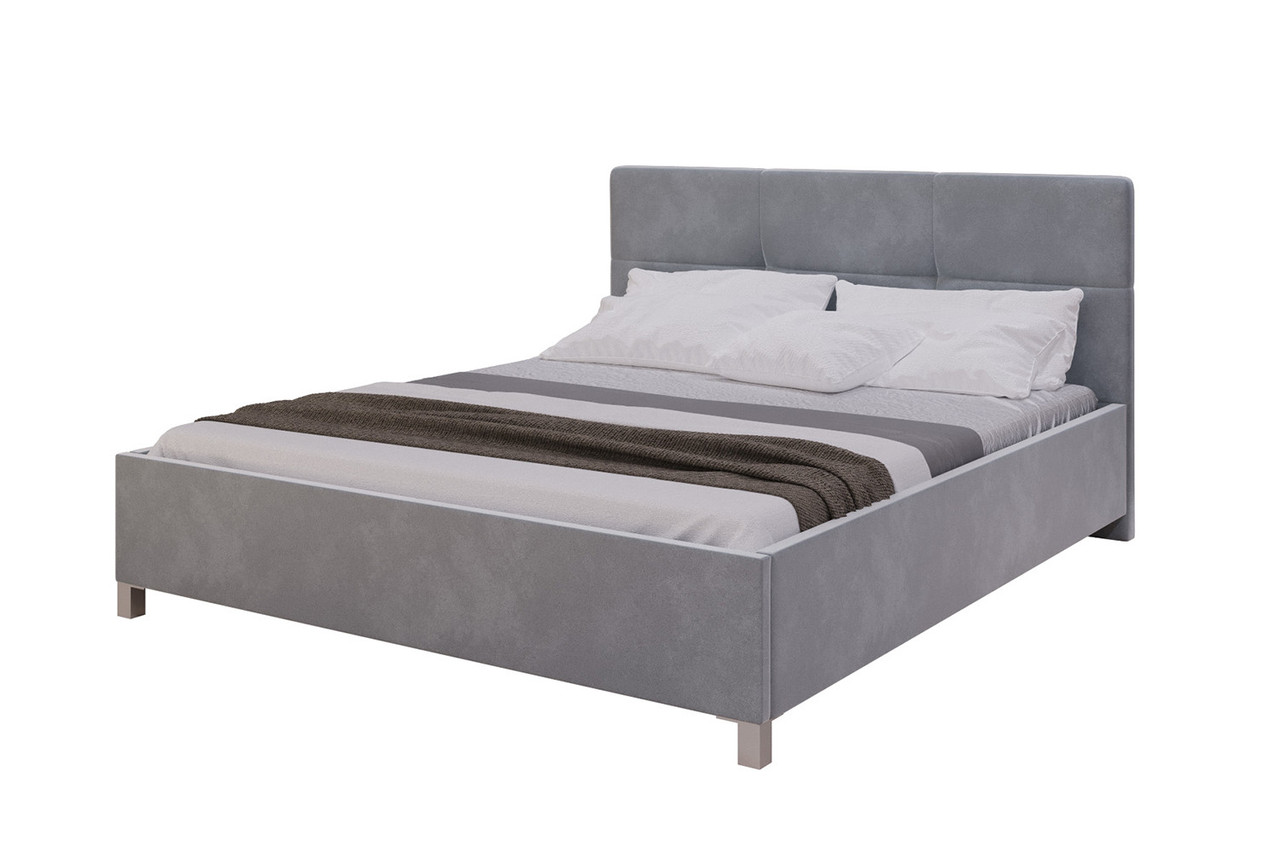Кровать с подъёмным механизмом Агата светло-серый 180х200 см
