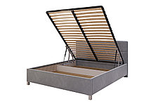 Кровать с подъёмным механизмом Агата светло-серый 180х200 см, фото 2