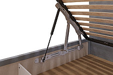 Кровать с подъёмным механизмом Агата светло-серый 180х200 см, фото 3