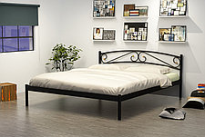 Кровать Люкс 120х200 см, черный, фото 2