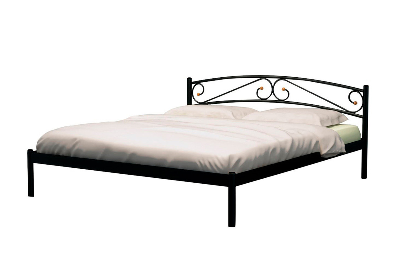 Кровать Люкс 90х200 см, черный - фото 1 - id-p99804370