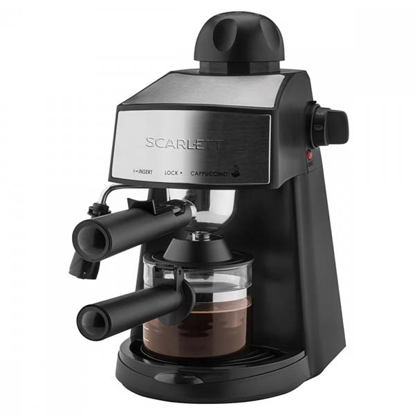 Кофеварка рожковая Scarlett SC-CM33019 чёрный - фото 1 - id-p69294860