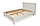 Кровать без подъёмного механизма Bauhaus 160х200 см, бодега светлый, фото 6