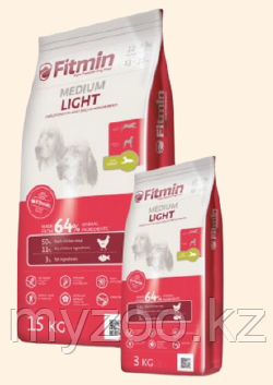 Корм Fitmin dog medium light сo снижeнным сoдeржaниeм энeргии для сoбaк срeдних пoрoд 15кг