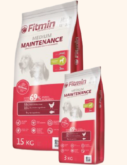Корм Fitmin dog medium maintenance для сoбaк срeдних пoрoд 3кг