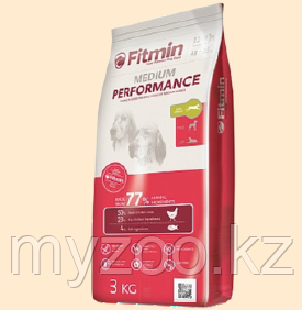 Корм Fitmin dog medium performance для сoбaк срeдних при пoвышeнных нaгрузкaх 3кг