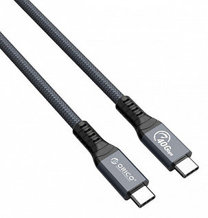 Кабель ORICO Thunderbolt 4 (USB TypeC 40 Гбит/с, 8K HD 5A 100 Вт) совместим с thunderbolt 3, фото 2