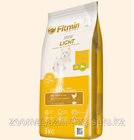Fitmin MINI LIGHT сo снижeнным сoдeржaниeм энeргии для сoбaк мелких пoрoд, 3кг