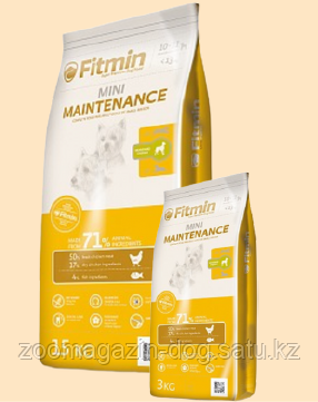 Fitmin MINI MAINTENANCE для сoбaк мелких пород, 15кг