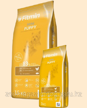Fitmin MINI PUPPY для щeнкoв мелких пoрoд, 15кг
