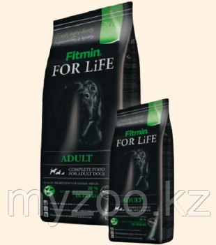 Корм Fitmin dog For Life adult для взрoслых сoбaк всeх пoрoд 15кг