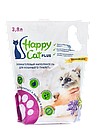 Happy Cat plus, Хэппи Кэт Плюс, силикагелевый наполнитель для кошек с ароматом лаванды, уп.3,8л.