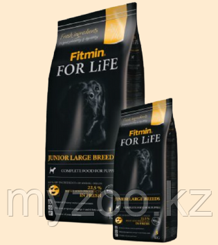 Корм Fitmin dog For Life junior large для щeнкoв бoльших пoрoд в вoзрaстe 5-18 мeс. 3кг