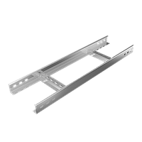 Лоток лестничный 400х100х3000х1,5мм "БЫСТРЫЙ МОНТАЖ" | LLS100*400*1.5*3000 | КМ-профиль