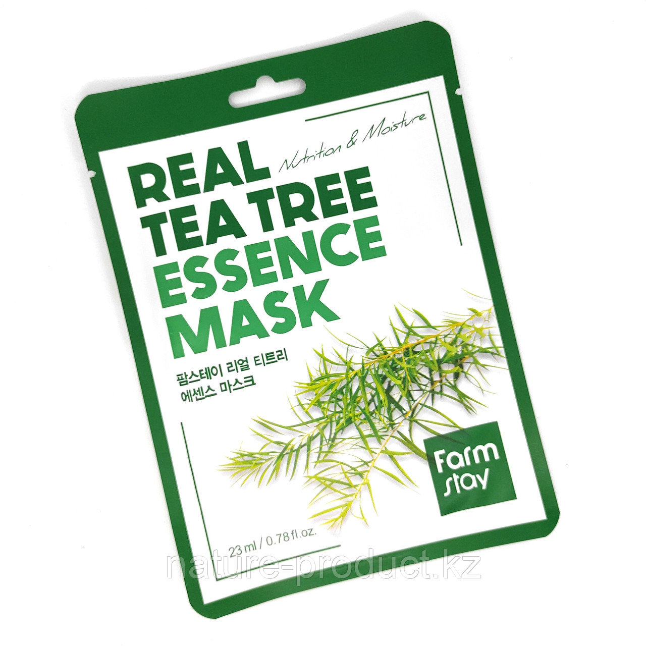Тканевая маска с экстрактом чайного дерева Real Tea Tree Essence Mask 23мл. Farm stay