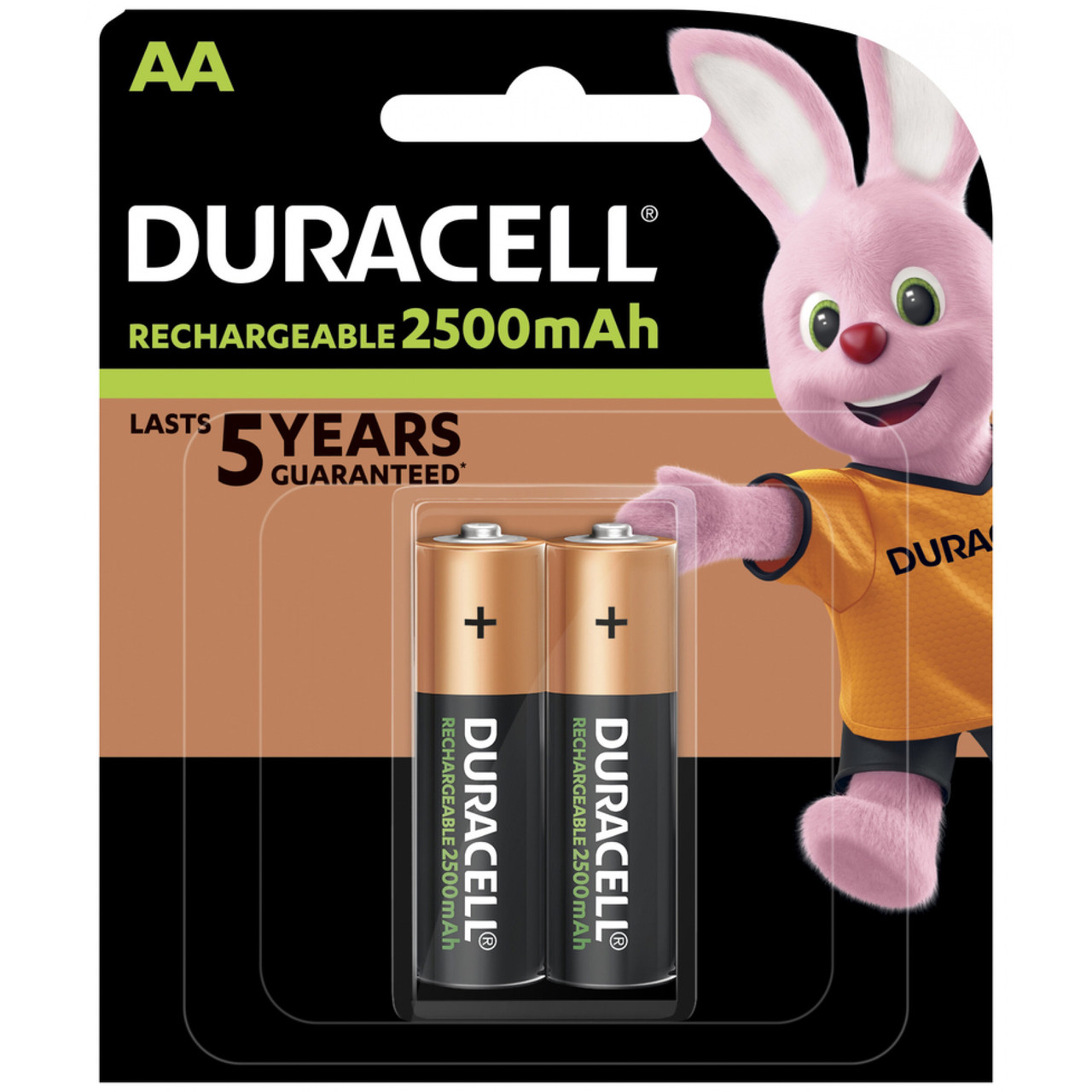 Аккумуляторы АА/HR6 Duracell 2500 mAh 1.2V, 2шт