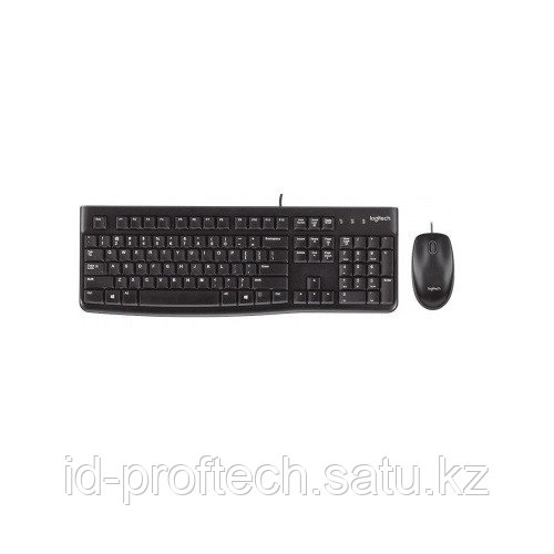 Проводной Комплект Клавиатура + Мышь Logitech MK120, Black 920-002561