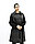 Женская куртка черная «UM&H 93490833» (полиэстер, экомех), фото 2