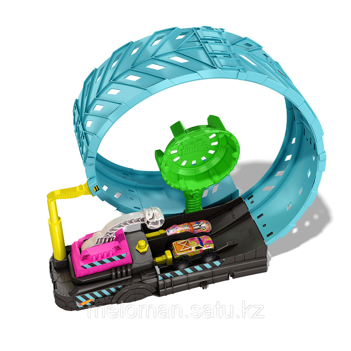 Hot Wheels: Monster Trucks. Жарқыраған лі ілмек ойын жинағы - фото 2 - id-p99844114