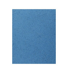 Обложка для переплета IBind, А4 картон под кожу, 230 гр, голубая