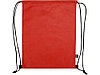 Рюкзак-мешок Reviver из нетканого переработанного материала RPET, красный, фото 4
