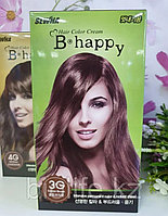 Крем-краска для волос с эффектом ламинирования SEWHA B-Happy Hair Color Cream (3G - золотистый коричневый)