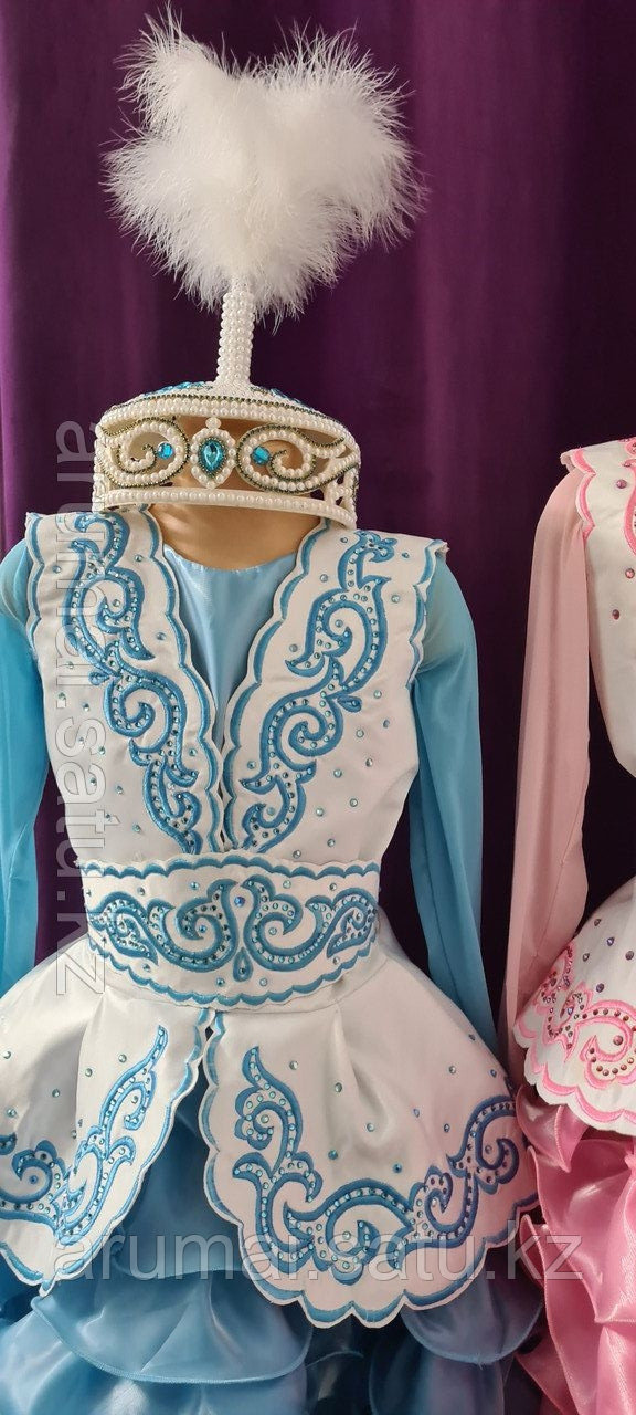 Платье казахское в национальном стиле с саукеле - фото 5 - id-p97564138