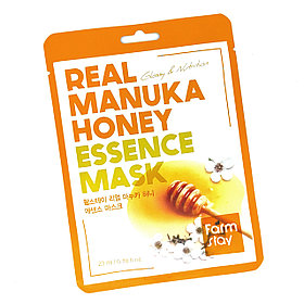 Тканевая маска для лица с экстрактом меда Манука Real Manuka Honey Essence Mask 23мл. Farm stay