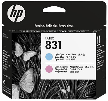 Печатающая головка HP 831 Lightт Magenta/Light Cyan Latex Printhead (арт. CZ679A)