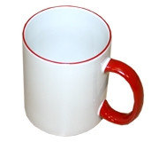 Кружка для сублимации Bulros белая с красной ручкой и ободком (36 шт) (арт. TP-R-cup-ReGI-___-036-Wi)