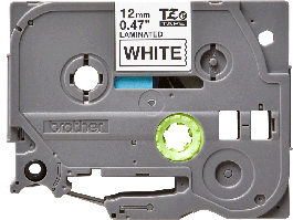Наклейка ламинированная Brother TZ-E231 (12 мм, черный на белом) (арт. TZE231M5)