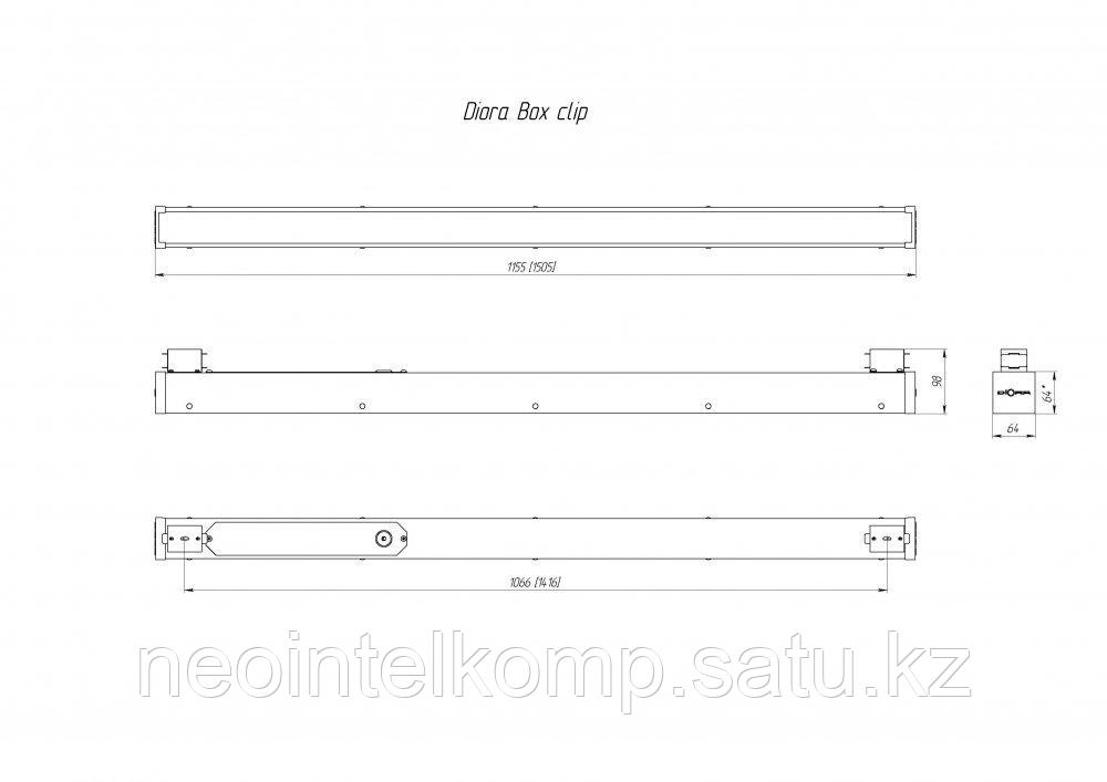Diora Box SE 30/3000 opal 3K Black clip-1150 - фото 3 - id-p99865502