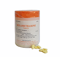 Желтые таблетки Dexamethasone tablets (Дексаметазон) 500 штук
