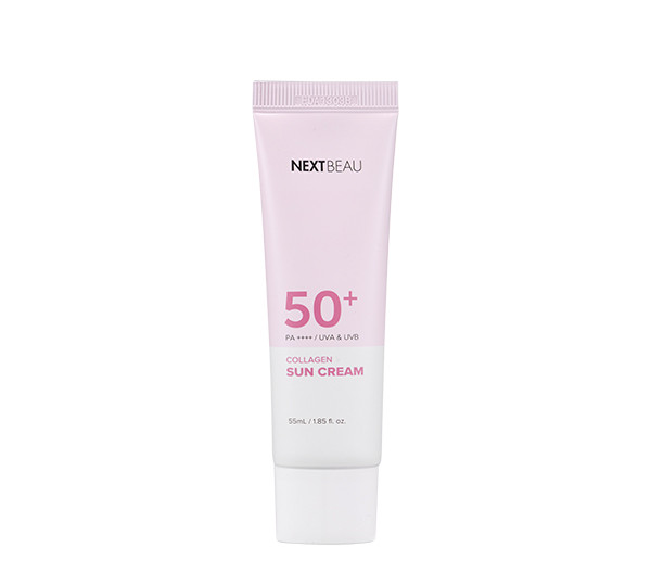 Солнцезащитный крем для лица и тела Nextbeau Collagen Sun Cream SPF50+ PA++++/ 55 мл.