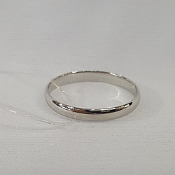 Обручальное кольцо из серебра SOKOLOV покрыто  родием 94110002 размеры - 16 16,5 17 17,5 18 18,5 19 19,5 20