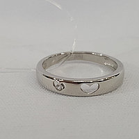 Кольцо из серебра с фианитом SOKOLOV 94011294 покрыто родием