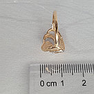 Кольцо из золочёного серебра с фианитом SOKOLOV 93010595 позолота, фото 3