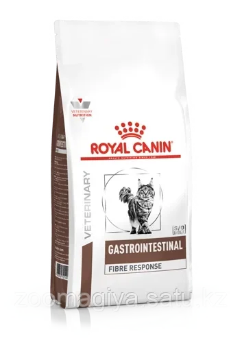 ROYAL CANIN Gastrointestinal Fibre Response с повышенным содержанием клетчатки для кошек при запорах 2кг - фото 1 - id-p99870625