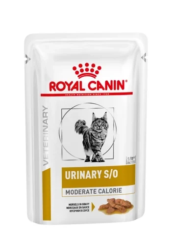 ROYAL CANIN Urinary S/O Moderate Calorie (в соусе) способствующий растворению струвитных камней 85гр - фото 1 - id-p99870633