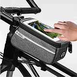 Велосипедная сумка B-Soul на раму под смартфон., фото 4
