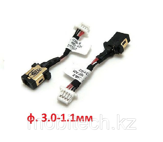 Разьемы DC-Jack Acer Aspire S7-391 S7-392 S7-391-73534 MS2364, разъем питания, 3.0-1.1мм, фото 1