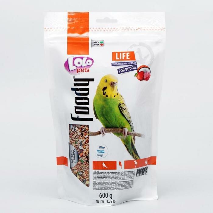 LoLo Pets Корм для волнистых попугаев фруктовый