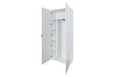 Шкаф для одежды 2-дверный Линда, 90,8x220x38,2 см  белый снег, фото 3