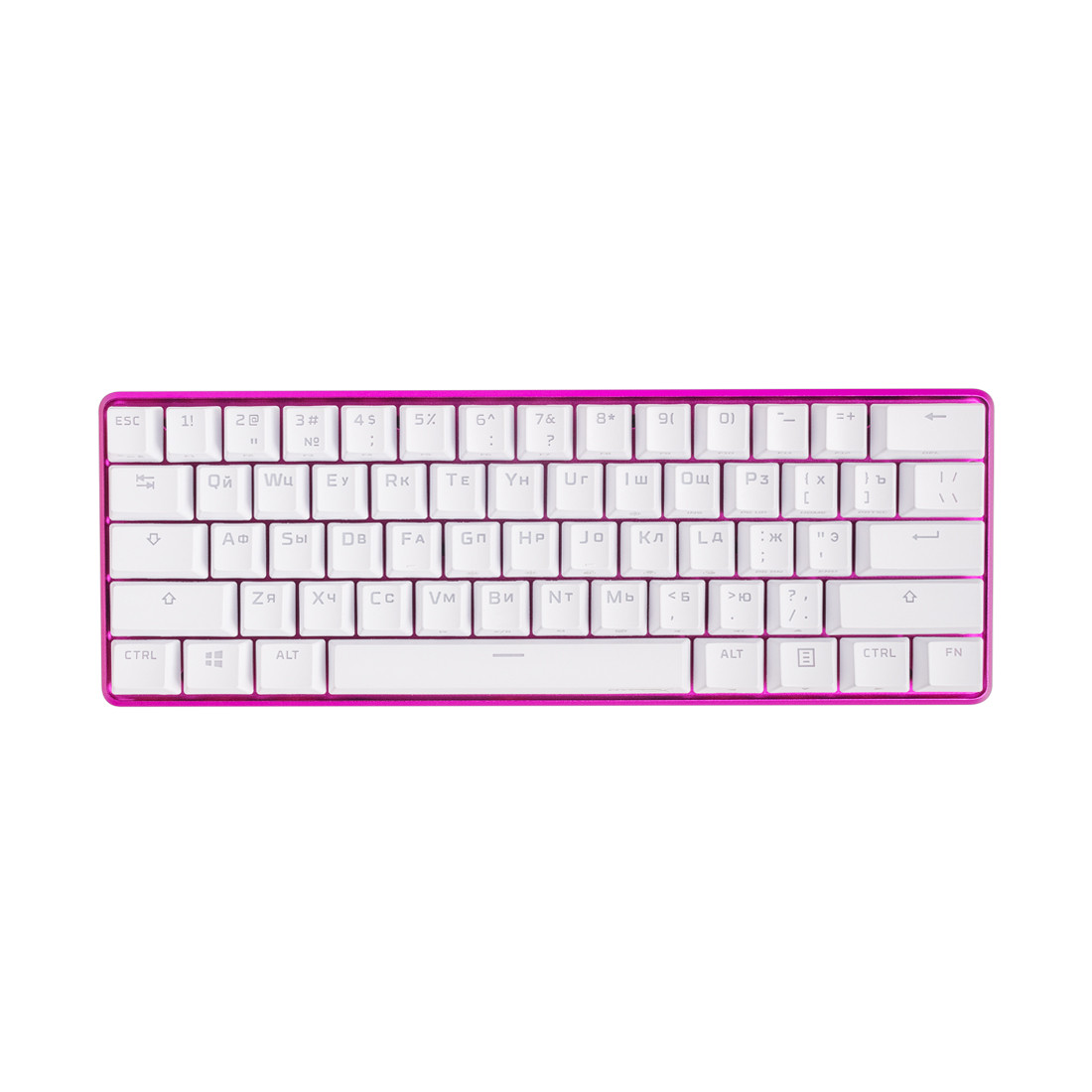 Клавиатура HyperX Alloy Origins 60 Pink 572Y6AA#ACB, фото 1